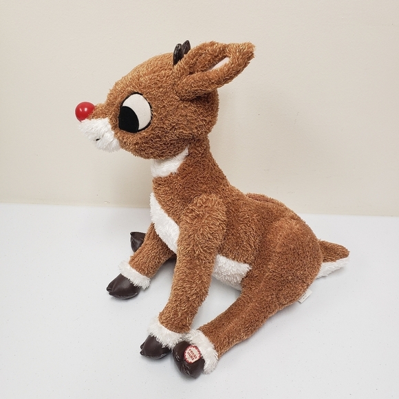 Hallmark 14" Rudolph the Red Nosed Reindeer Christmas Holiday Plush - Picture 2 of 11